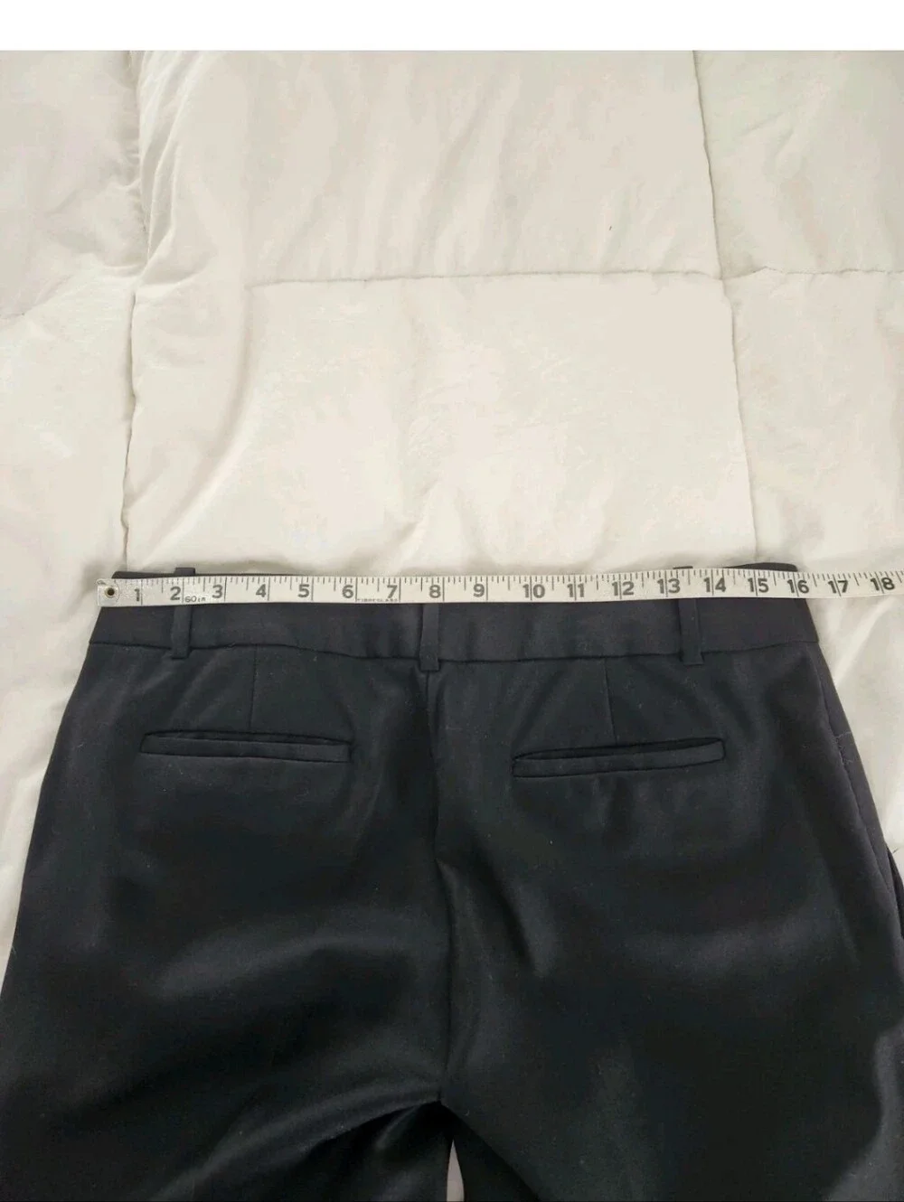 J.Crew City Fit Super 120s Wool Dress Pants Black Women's 6 Tall Career